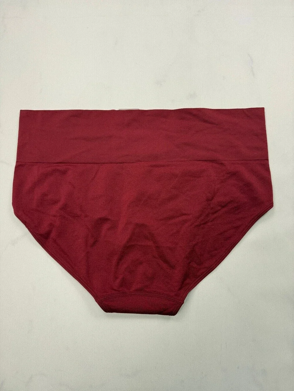 Auden Waistband Brief Burgundy Modern Classic Style - Womens 1X